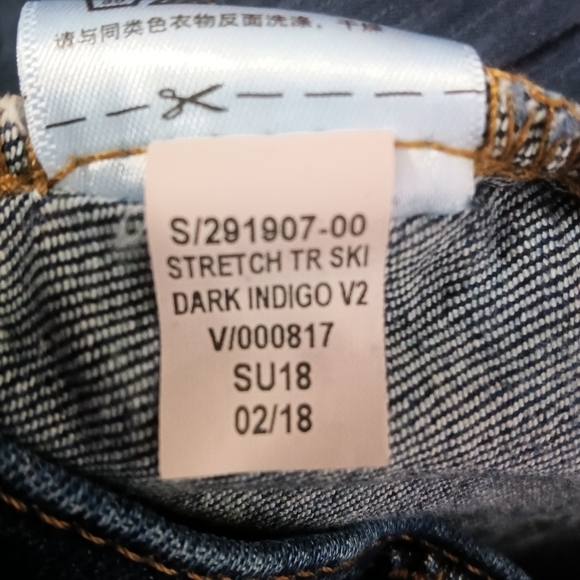Gap Denim True Skinny Stretch Jeans Blue Indigo High Rise 30 - Picture 11 of 11
